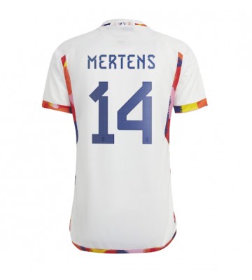Belgien Dries Mertens #14 Udebanetrøje VM 2022 Kort ærmer